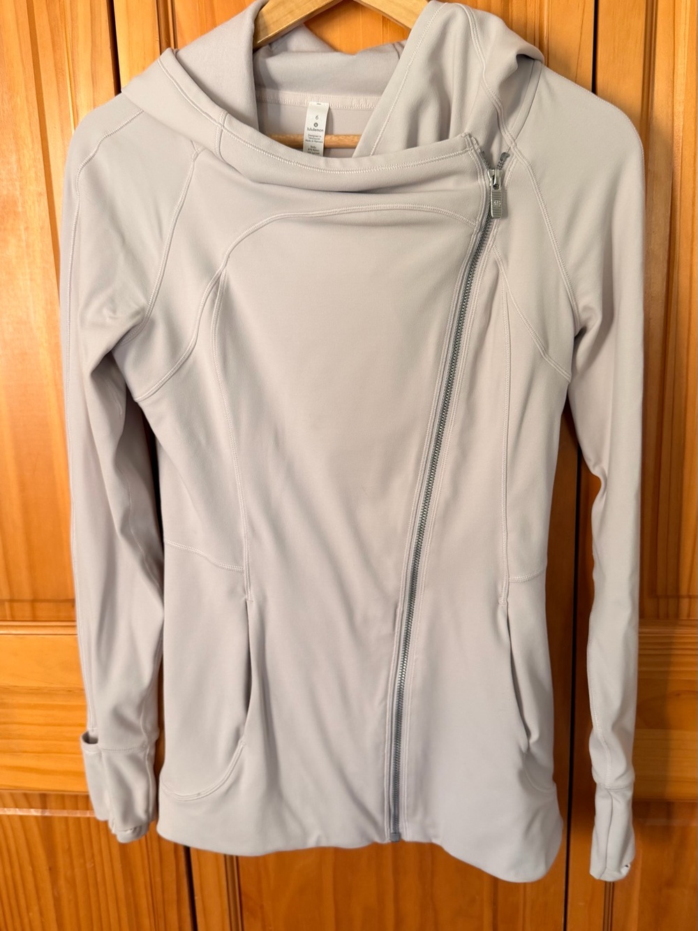 lululemon athletica Light Gray Pullover Hoodie